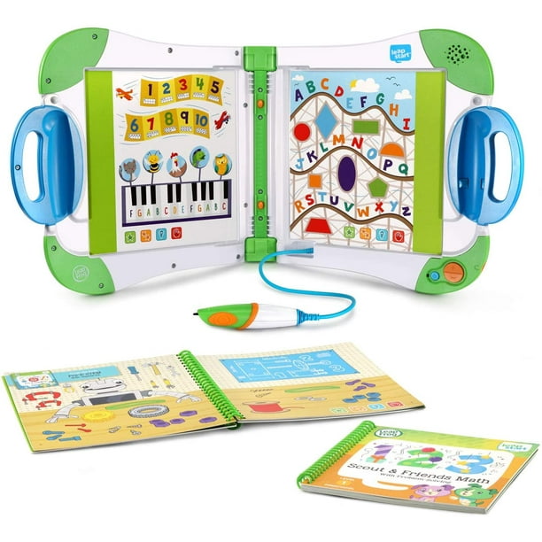 Libro Interactivo LeapStart LeapFrog 80-602170 Aprendizaje Lectura Conteo Resolución de Problemas Verde para Niños LeapFrog 80-602170