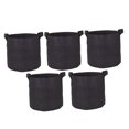 thumbnail image 4 of WEAVILUX 5Ud Bolsa Plant Grow De Fieltro Negro Para Cultivo En Jardín Con Durabilidad, 4 of 8