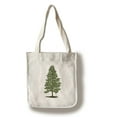 thumbnail image 1 of Pine Tree - Icon - Lantern Press Artwork (100% Cotton Tote Bag - Reusable), 1 of 1