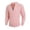 Pink, variant on TOMVIGX Mens Quarter Zip Pullover Ruched Mock Neck Shirt Slim Fit Long Sleeve Tops Pleated Casual Sportswear Daily Wear Outfits L