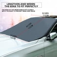 thumbnail image 2 of Clearance!Universal Car Windshield Snow Cover with Magnetic Edges-Heavy Duty Sun Shade Protector for All Seasons, 2 of 7