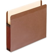 Pendaflex, PFX85565, Straight-Cut Vertical Expanding File Pocket, 5 / Box, Red Fiber,Manila