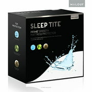 MALOUF Sleep TITE PR1ME Smooth 100% Waterproof Hypoallergenic Mattress Protector with 15-Year Warranty - Twin Size