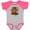 Baseball Heather and Hot Pink, variant on Inktastic I Wear Orange for My Mommy Multiple Sclerosis Awareness Boys or Girls Baby Bodysuit