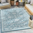 thumbnail image 6 of Well Woven Lia Delphi Oriental Persian Blue 7'10" x 10'6" Indoor/Outdoor Area Rug, 6 of 7