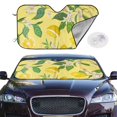 thumbnail image 2 of Balery Lemon Windshield Sun Shade, Car Front Window Sunshade Cover ,Automotive Interior Portected Blocks Uv Rays For Car Pickup Truck Suv Accessories- Small, 2 of 7