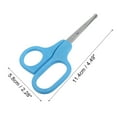 thumbnail image 4 of Unique Bargains 1 Pc Portable Long Handle Nail Scissors Toenail Clippers for Child 4.49"x2.28" Dark Blue, 4 of 6