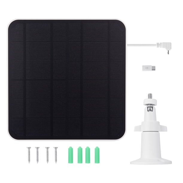 Kit solar de alta eficiencia Injueey para Cámaras Arlo Foco solar universal Arlo XL 5W
