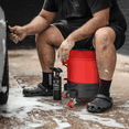 thumbnail image 2 of Magshion Car Washing Bucket Pulley with 360 Degree Casters, Bucket Dolly with Insert Grit Trap & Seatable Lid, 300lbs Weight Capacity, Red, 2 of 9