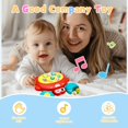thumbnail image 4 of Piano teclado musical de juguete PYYCZA con cangrejo para niños de 1 a 3 años, 4 of 7