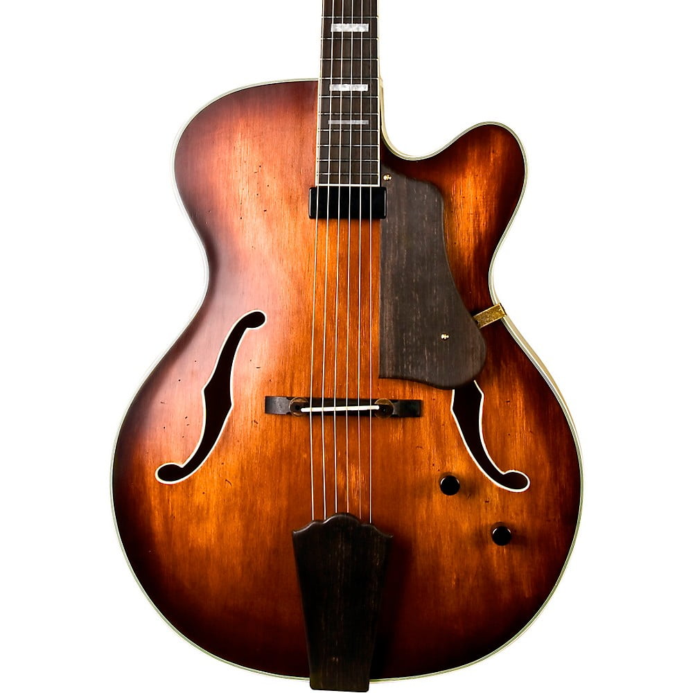 Washburn J600 Jazz Hollowbody Electric Guitar Vintage Natural