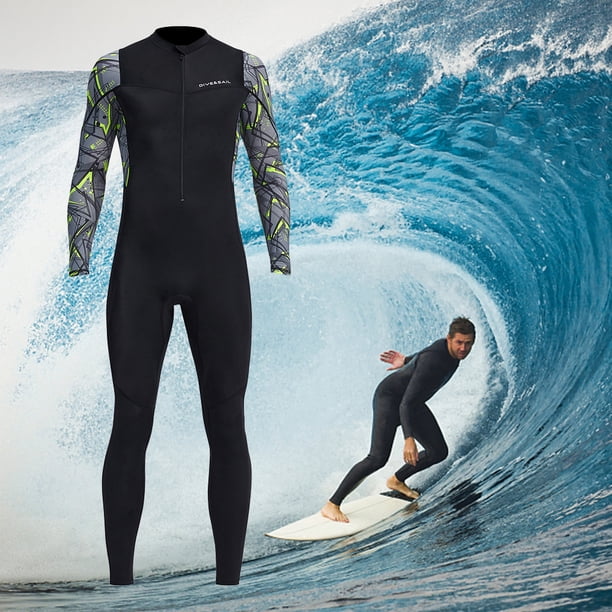 Trajes de neopreno para hombres Traje de buceo con protección solar transpirable Accesorios para exteriores (XXXL)