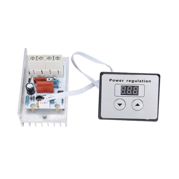 Interruptor de atenuación SHUYMXG regulador de voltaje digital Scr de 10 000 W CA 220 V 80 A
