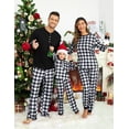 thumbnail image 3 of Ekouaer Conjuntos de pijamas de Navidad familiares a juego para mujeres, hombres y niños, pijamas de manga larga, conjuntos de salón de vacaciones, 3 of 3