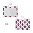 thumbnail image 2 of Susaid Cute Number 8 Print ID Badge Holder with Double-Sided Windows Horizontal Hard Plastic Case Black Card Protector Pouch for Office School ID Credit Cards, 2 of 7