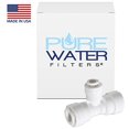 thumbnail image 4 of Quick Connect White Union Tee Adapter for 1/4" Water Lines or Tubing, 4 of 4