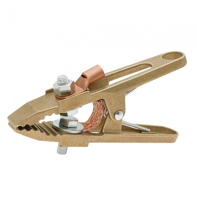 Abrazadera de tierra para soldadura, clip para cable de tierra, soporte para electrodos, duradero y multifuncional. 800A