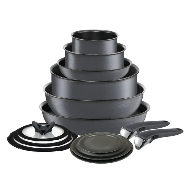 Set de utensilios de cocina T-fal Ingenio antiadherentes 14 piezas Para inducción