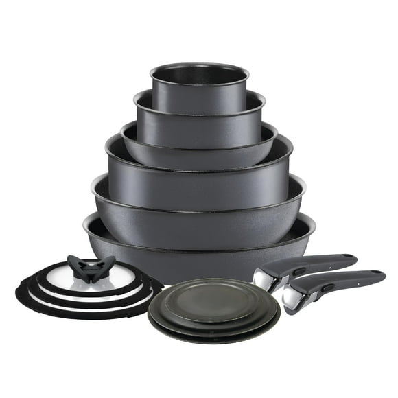 Set de utensilios de cocina T-fal Ingenio antiadherentes 14 piezas Para inducción