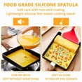 thumbnail image 4 of Raspador de silicona - Espátula antiadherente para freír en la cocina, naranja, 4 of 6