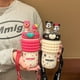 thumbnail image 2 of Nueva taza aislada de Mickey para niños, taza de agua escolar de acero inoxidable 316 para estudiantes, taza doble con pajita para beber de oso de fresa, 2 of 5