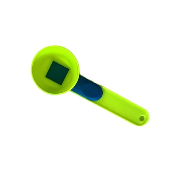 Cucharón Medidor Adamantix Verde con Mango Largo para Gimnasio