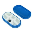 thumbnail image 2 of Unique Bargains 1 Pc 6 Grids Capsule Type Pill Case Portable for Travel Blue, 2 of 6