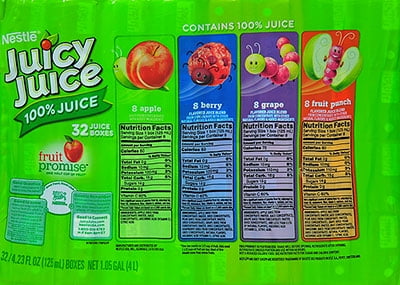 Nestle Juicy Juice  100% Juice, 32 ea