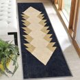 thumbnail image 5 of 2x6 FT Kitchen Runner Rugs Non Skid Washable, Faux Wool Rug Runners for Hallways Bathroom Carpet Runner, Soft Indoor Modern Floor Rug for Entryway Laundry Room, 5 of 11