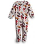 Elowel Baby Boys Footed Sand Truck Pajama Sleeper Fleece 18-24 Months
