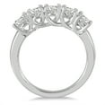 thumbnail image 2 of SZUL Women's 1 1/2 Carat TW Five Stone Diamond Wedding Band in 14K White Gold (J-K-L Color, I2-I3 Clarity), 2 of 3