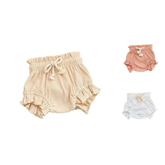 Vrotazzy Girls Shorts for Kids Comfortable Knit Waistband Casual Wear Casual for Everyday Use and School Suitable for 0-12M,Size 6-9 Months
