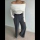 thumbnail image 5 of Body de Larga con Hombros Descubiertos para Mujer, Sexy, Adelgazante, Top de Transparente con Fruncido, , Talla S, 5 of 8