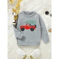 thumbnail image 4 of 0-3Y Autumn Winter Baby Boys Christmas Sweaters 6M 9M 12M 18M 24M 3Y Long Sleeve Round Neck Cartoon Print Knit Pullover Tops, 4 of 10