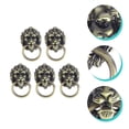 thumbnail image 3 of Miangastore 5pcs Lion Head Pull Handles Cabinet Pull Knobs Zinc Alloy Rings Pull Handles, 3 of 8