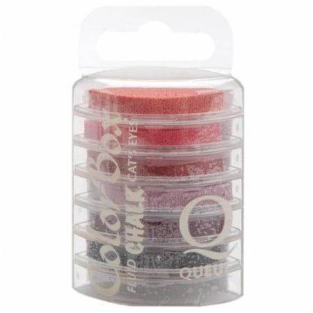Colorbox Cats Eye Queue Chalk - ColorBox Fluid Chalk Cats Eye Queue Inkpad 6- Pkg-Rose Petals