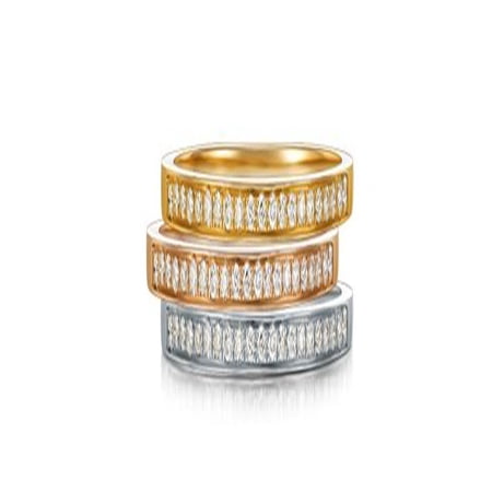 Affordable Stackable 3 Wedding Band Rings 1 Carat Diamond on Sale