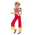thumbnail image 4 of Disfraz de Divertid r, Disfraz de Bufón de Circ r - Multicolor, XL SG Colcomx traje de payaso mujeres, 4 of 7