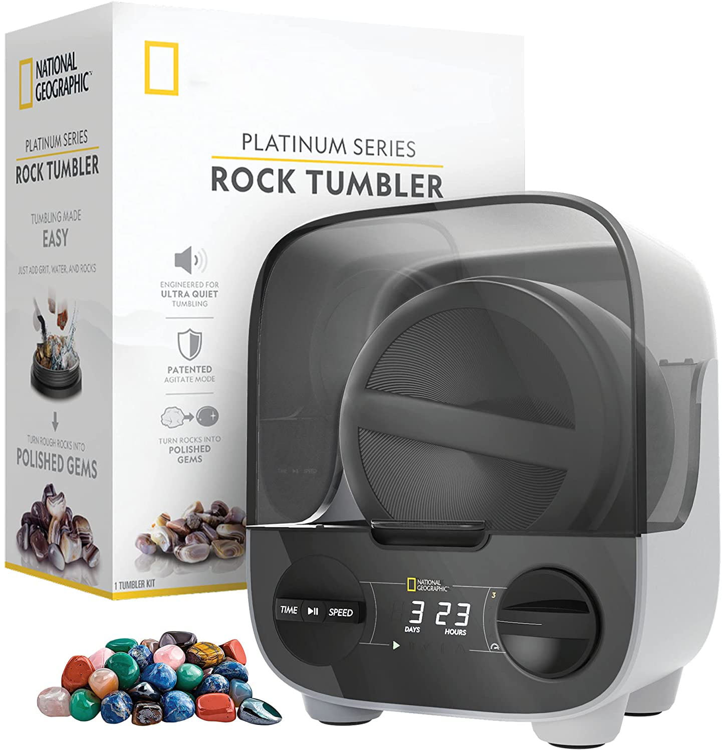 Gener8 Rock Tumbler Activity Kit Create Beautiful Polished Stones 
