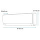 thumbnail image 2 of Aire Acondicionado Mini Split Inverter Frío-Calor 220 V 1.5 Toneladas (18,000 BTU) Blanco Mabe, 2 of 4