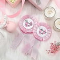 thumbnail image 3 of 2 Pieces "Daddy" and "Mom" Tinplate Button Pins Gender Reveal Button Pins New Dad Mom Gifts for Baby Shower Party (Pink), 3 of 5