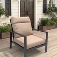 thumbnail image 5 of Covers & all Olefin High Back Chair Cushion Foam Seat and Polyfill Back UV Proof Chair Cushions, 5 of 7