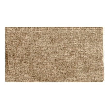 

rygai Placemat Table Mat Solid Color Super Soft Wear Resistant Scratch-proof Easy to Clean Dining Table Mat Coaster