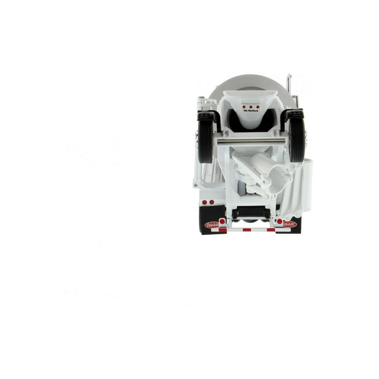 Peterbilt 567 SFFA McNeilus Bridgemaster Concrete Mixer, White and