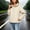 Beige, variant on Women's Solid Waterproof Windproof Hooded Softshell Jacket, Lightweight Full Zip Outdoor Hiking Walking Windbreaker Coat Red M(M)