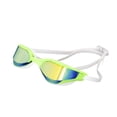 thumbnail image 4 of Gafas de natación portátiles con correa ajustable, gafas de natación profesionales suaves antivaho para piscina y buceo. Blanco y verde, 4 of 7