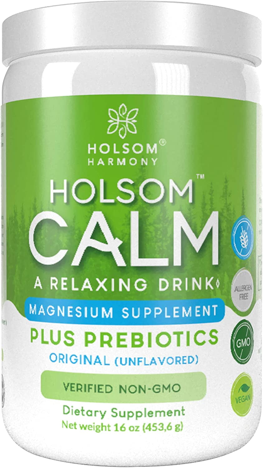 Calm Magnesium Powder Plus PreBiotics, AntiStress Drink Supplement