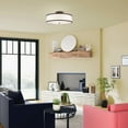 thumbnail image 2 of Livex Lighting - Park Ridge - 3 Light Semi-Flush Mount in New Traditional Style, 2 of 10