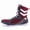 Burgundy, variant on Boxing Shoes for Men Pro Wrestling Boots High Top Fitness Weightlifting Powerlifting Shoes, Women Shoes