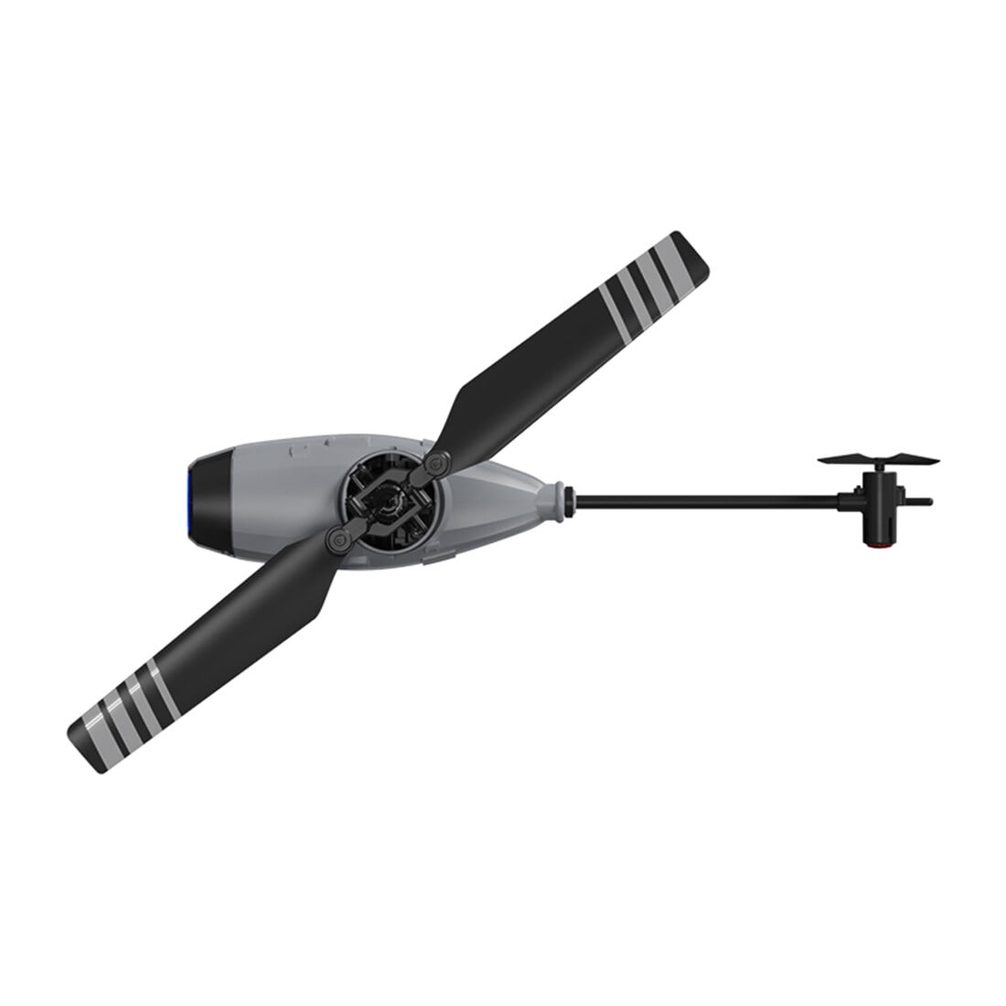 C127AI Single-Rotor Brushless RC Helicopter with HD Camera, 2.4G 4CH Scout Drone with AI Tracking, Altitude Hold & Optical Flow for Hobbyists - RTF